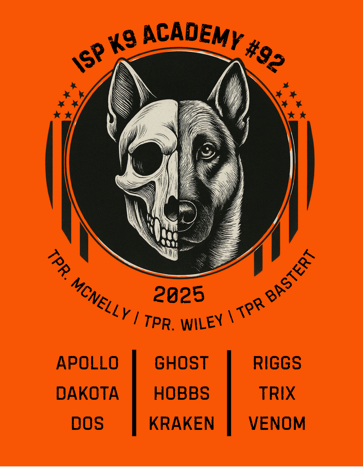 Illinois State Police K9 Academy – 92nd Class Commemorative Edition (SOFTSTYLE T-SHIRT