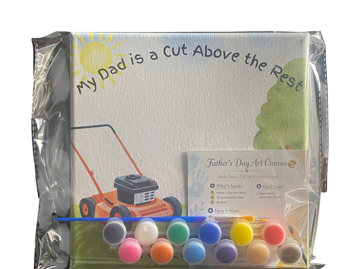 Father’s Day Handprint Canvas Kit – A Gift Straight from Little Hands