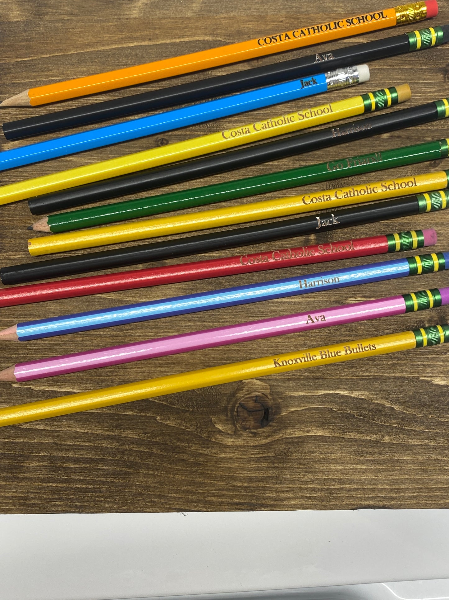 Name & School Spirit Pencils (10 pack)