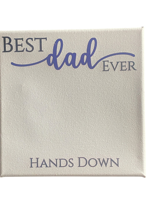 Father’s Day Handprint Canvas Kit – A Gift Straight from Little Hands