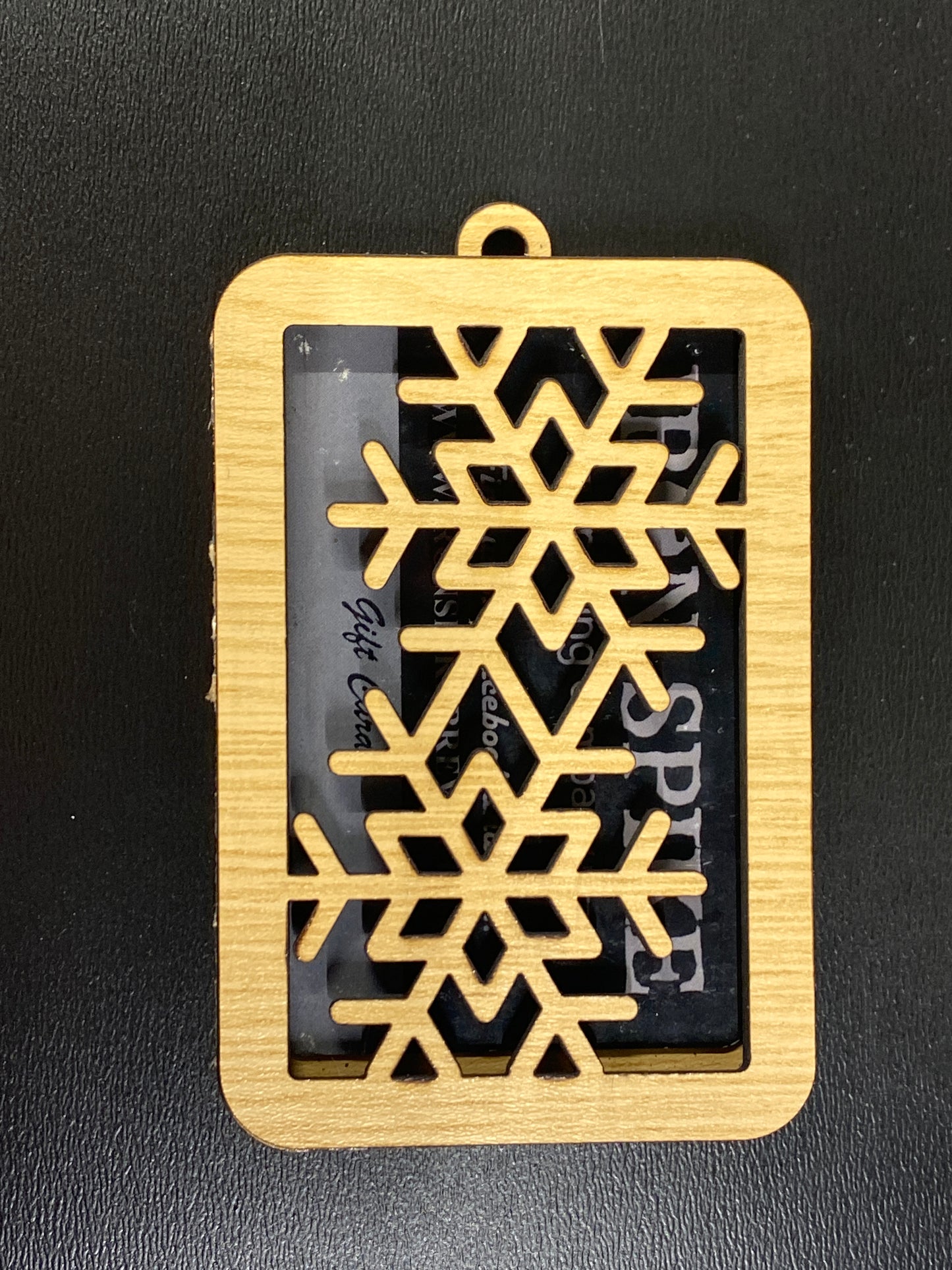Snowflake Gift Card Holder