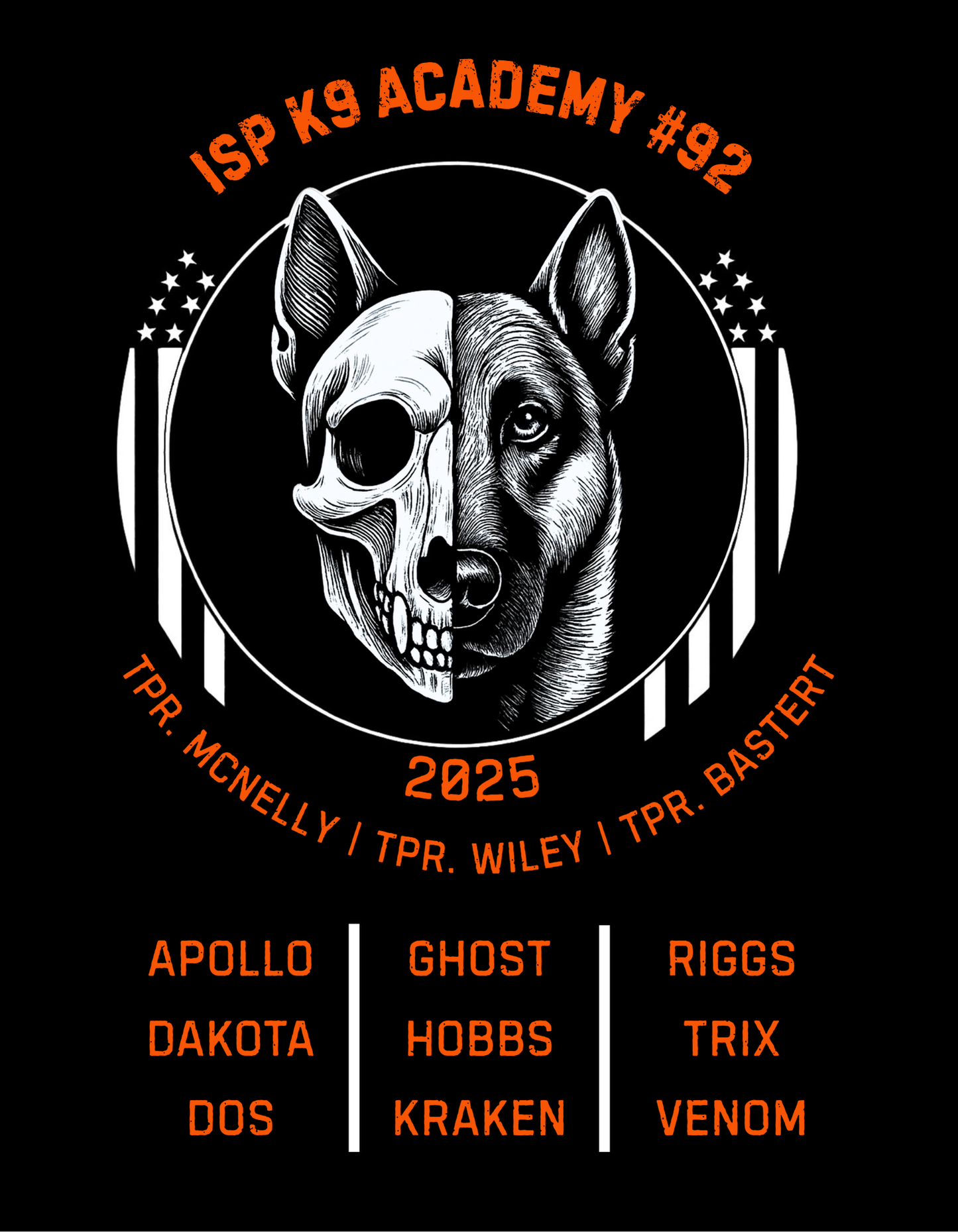 Illinois State Police K9 Academy – 92nd Class Commemorative Edition (SOFTSTYLE T-SHIRT