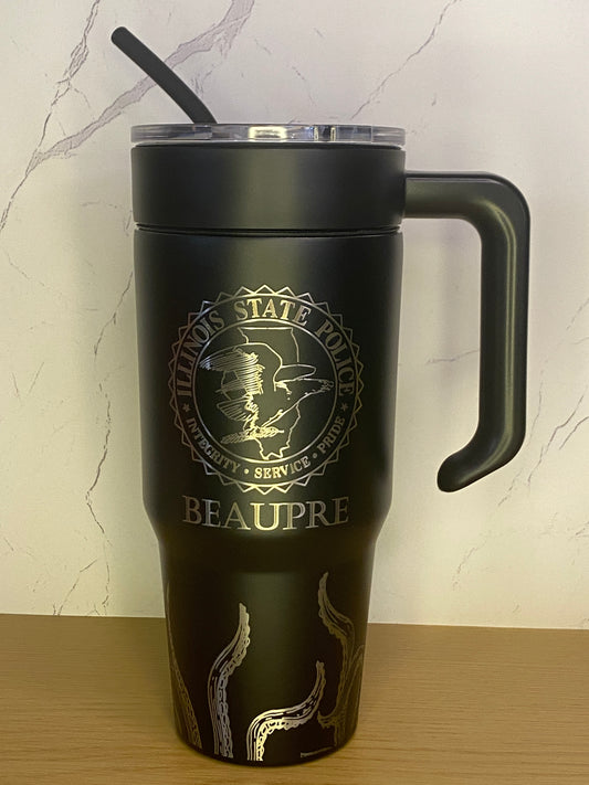 30oz Full Wrap, Custom Engraved Tumbler