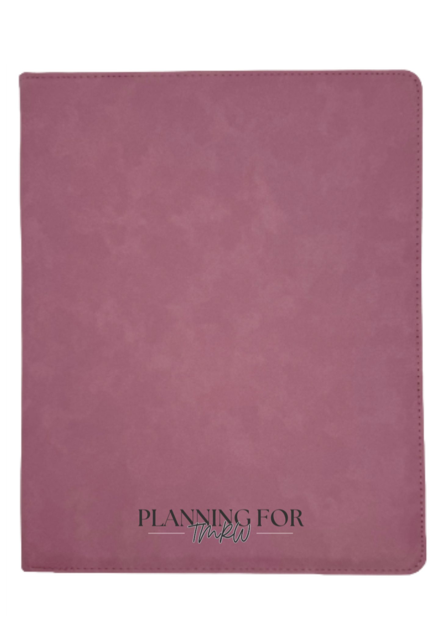 Leatherette Zippered Portfolio with Replaceable Paper Pad