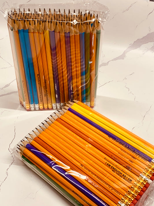 Affirmation Engraved Pencils (100 pack)