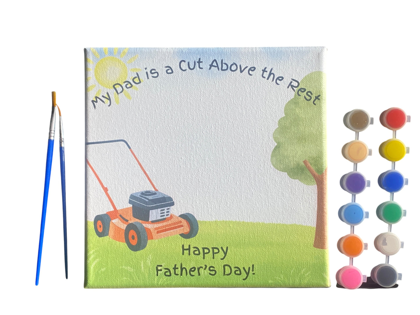 Father’s Day Handprint Canvas Kit – A Gift Straight from Little Hands