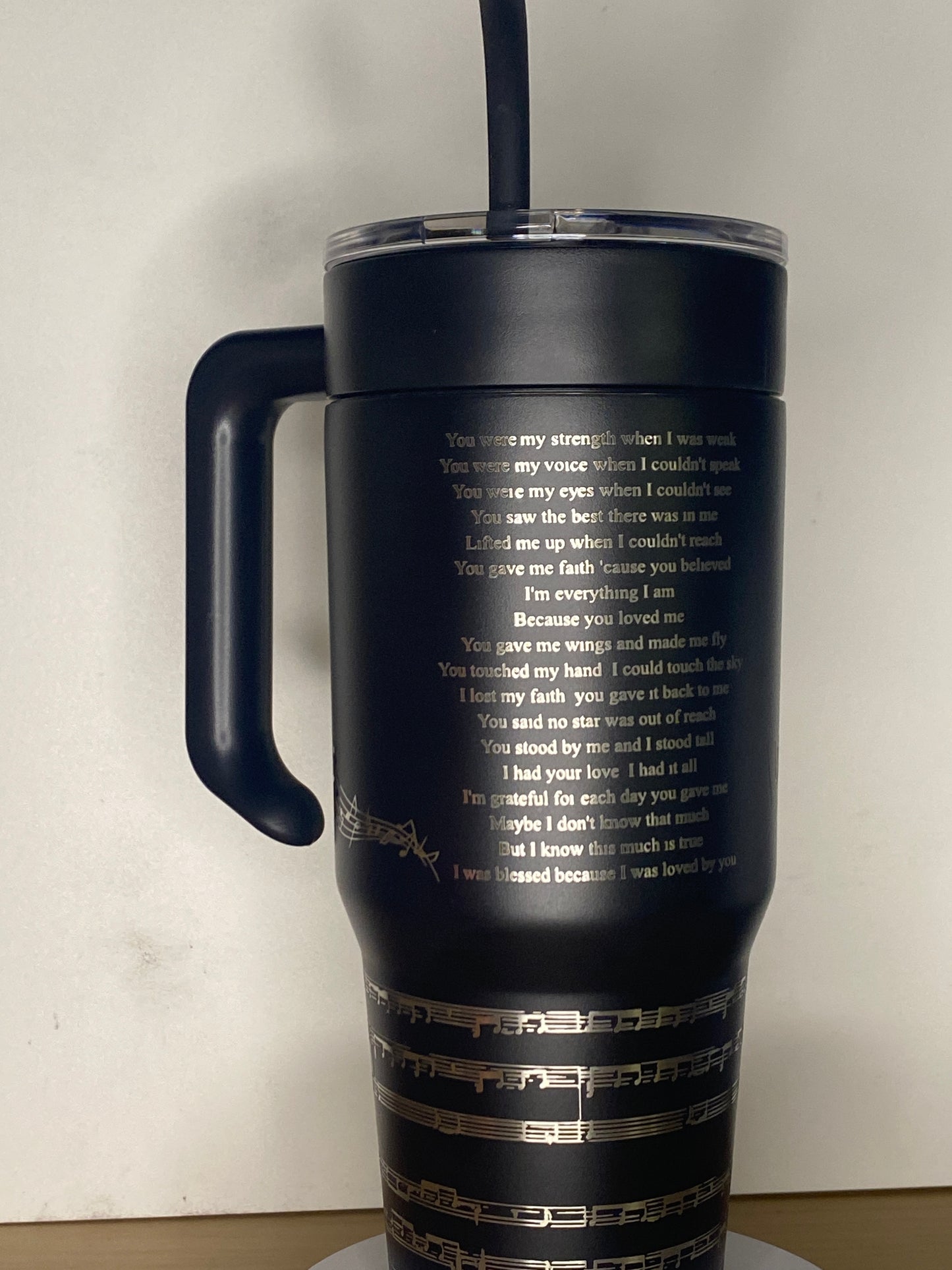 30oz Full Wrap, Custom Engraved Tumbler