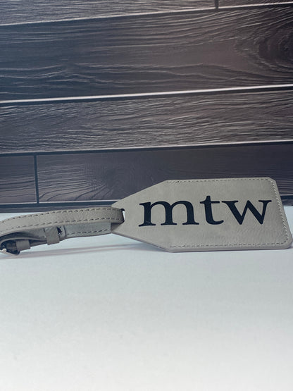 Leather Luggage Tag