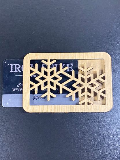 Snowflake Gift Card Holder