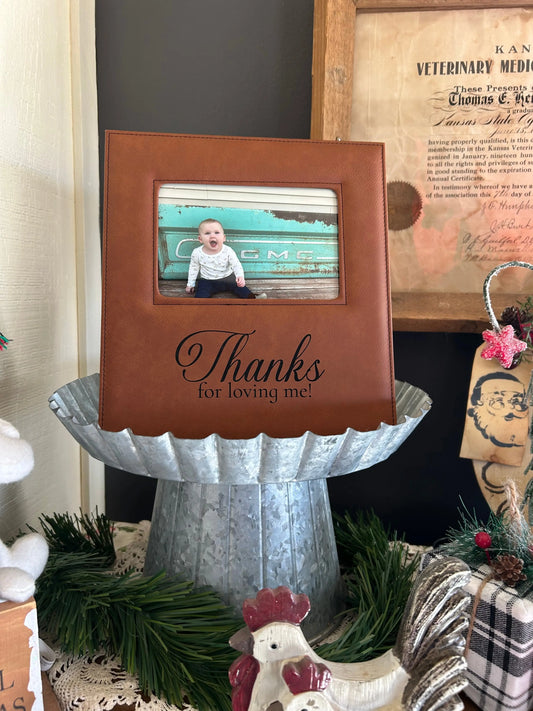 Custom Engraved 4x6 Photoframe Great Lakes Laser Supply