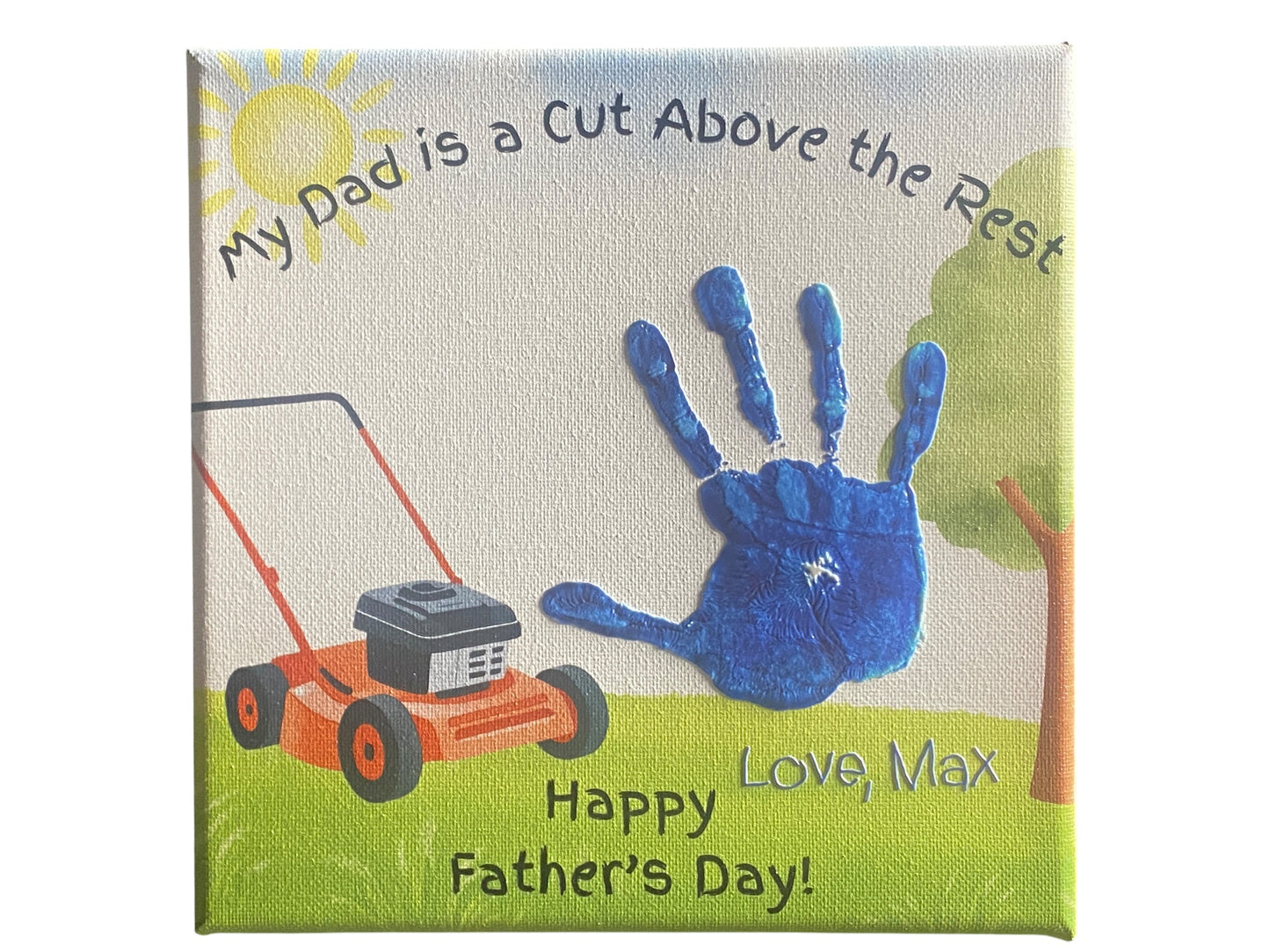 Father’s Day Handprint Canvas Kit – A Gift Straight from Little Hands