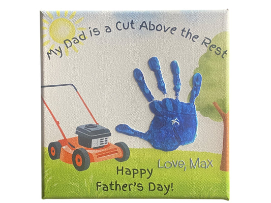 Father’s Day Handprint Canvas Kit – A Gift Straight from Little Hands