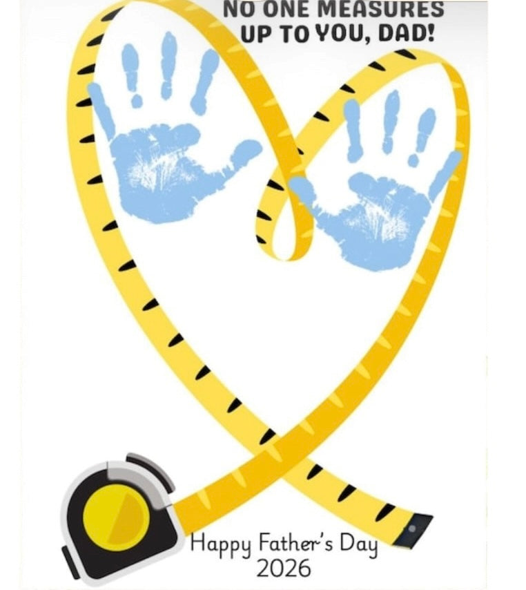 Father’s Day Handprint Canvas Kit – A Gift Straight from Little Hands