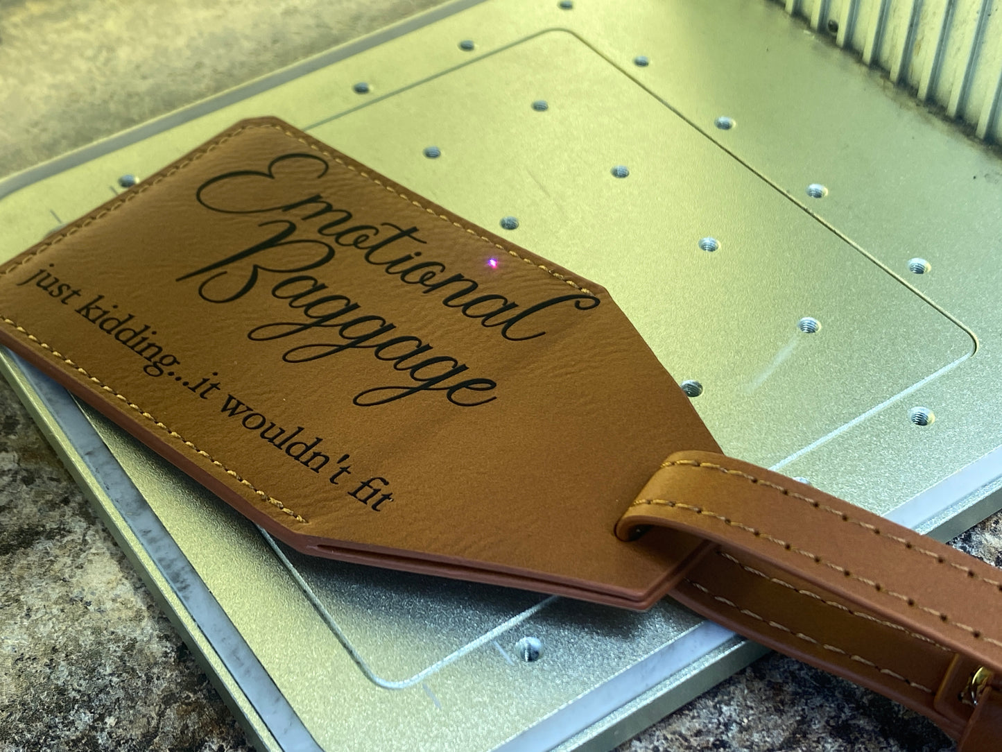 Leather Luggage Tag