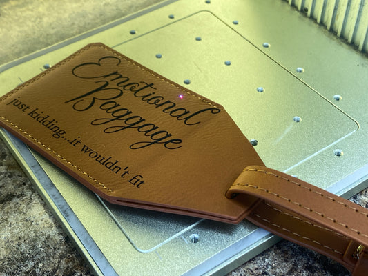 Leather Luggage Tag