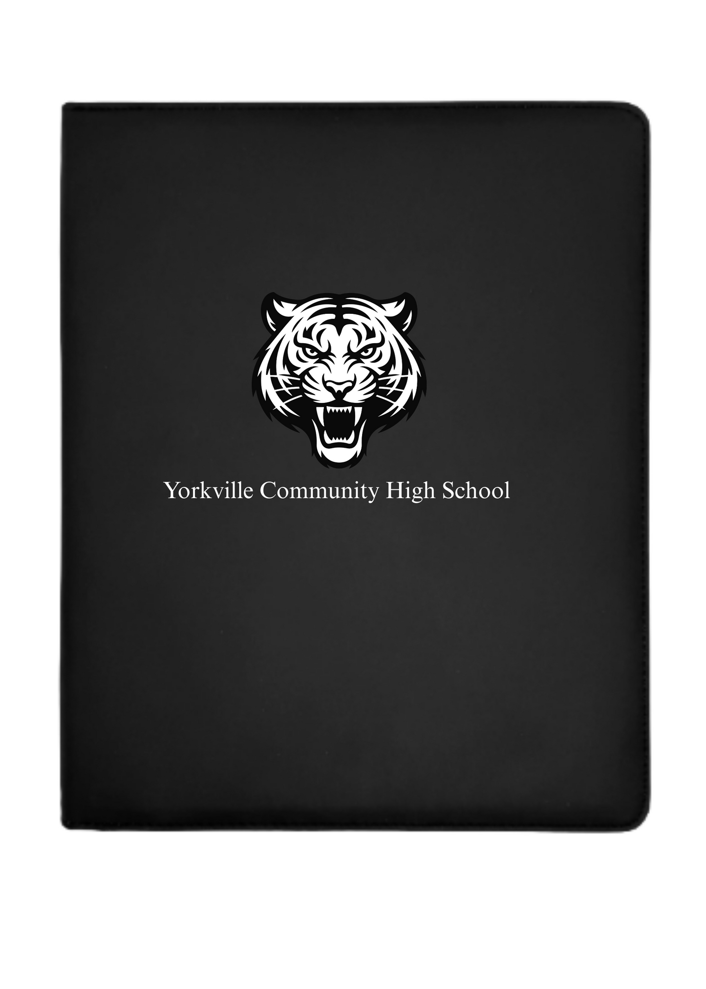 Leatherette Zippered Portfolio with Replaceable Paper Pad