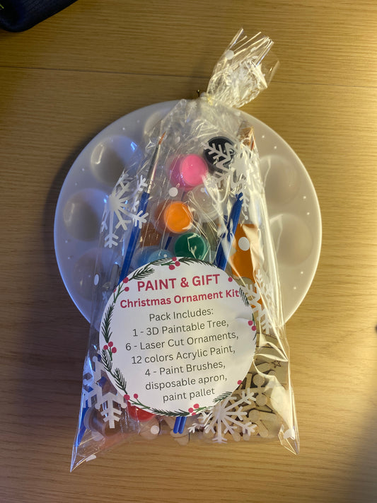 PAINT & GIFT Christmas Ornament Kit