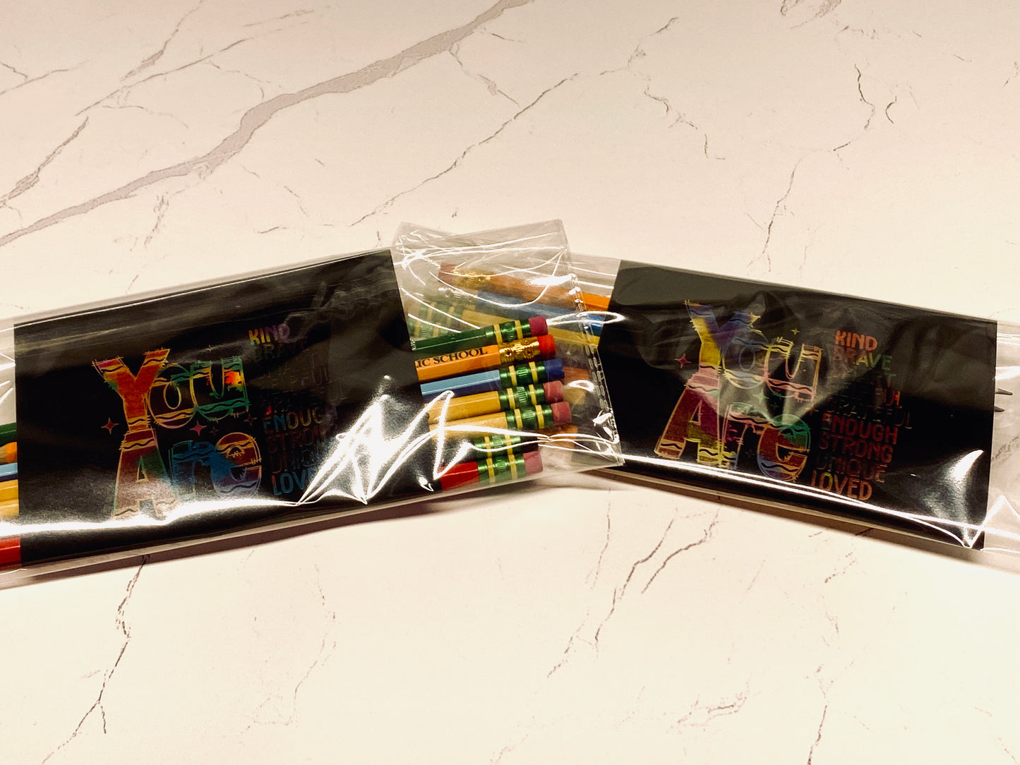 Affirmation Engraved Pencils (100 pack)