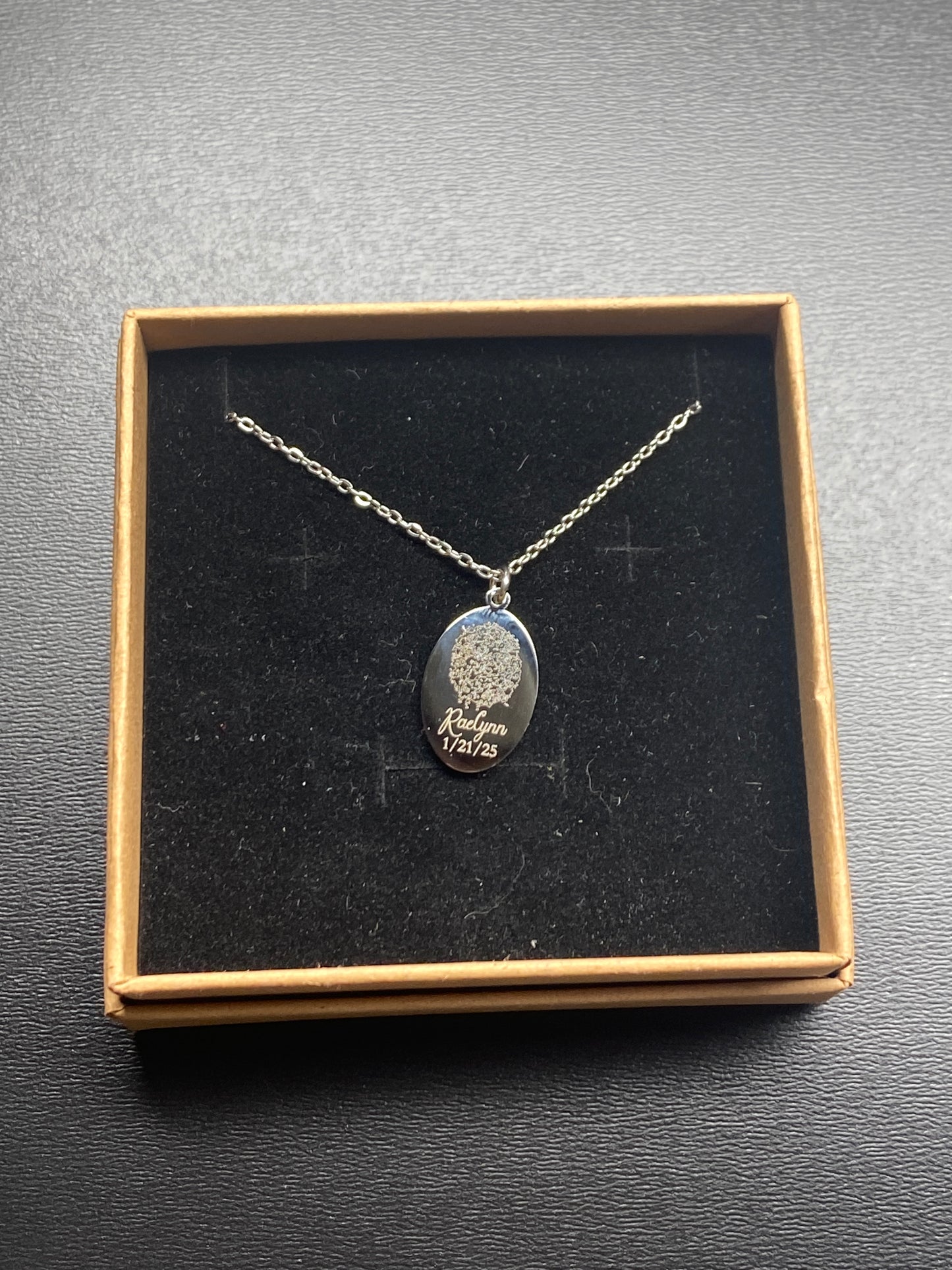 Custom Fingerprint Necklace – A Cherished Keepsake Made Just for You