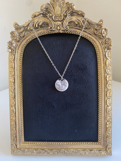 15mm Round Pendant Necklace