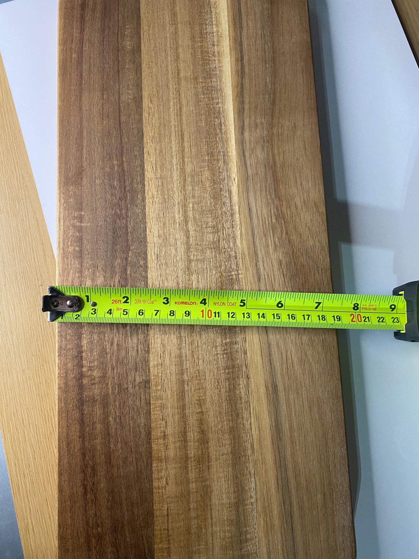 Long Acacia Charcuterie & Cutting Board with Handle