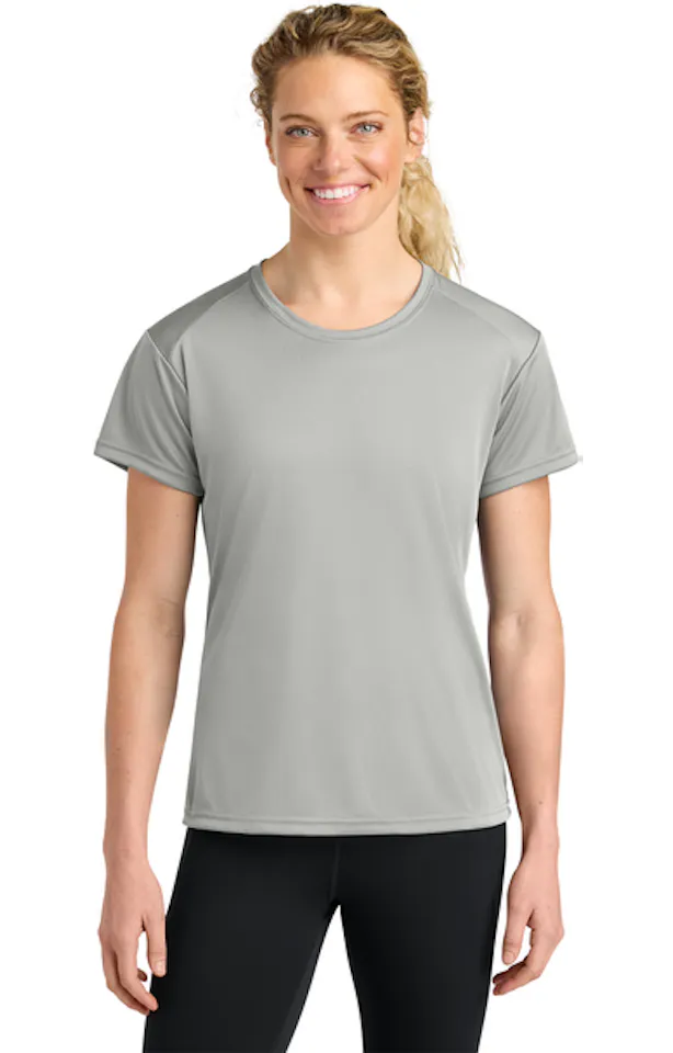 Ivy Anchors Swim Team Spirit Tee — Silver Dry Fit Jiffy