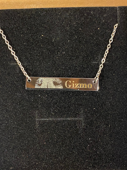 Furever Near My Heart - Pet Paw Print/ Nose Print Necklace GirlDad Creative