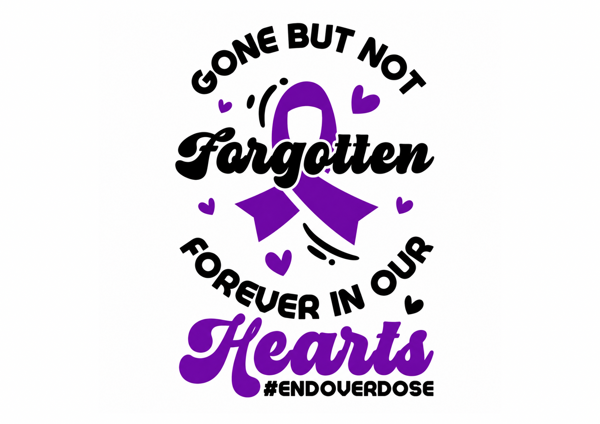 ROSC Overdose Awareness Sign GirlDad Creative