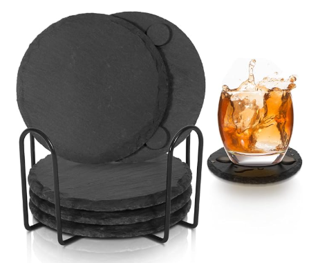 Slate Coasters – Engraved, Heavyweight, and Premium