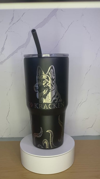 30oz Full Wrap, Custom Engraved Tumbler